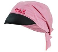 Jack Wolfskin Desert Sun Triangle Cap Kids azalea red checks - Größe one size
