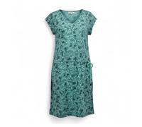 Jack Wolfskin Dress AOP Damen Kleid Sommerkleid Kurzarm Blumen 1505331-7757 S