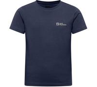 Jack Wolfskin Essential Cotton Kinder T-Shirts blau Größe 104 Camping