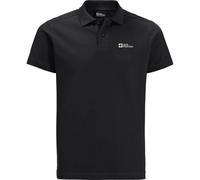 Jack Wolfskin Essential Herren Poloshirt, schwarz XL
