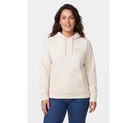 Kapuzenpullover JACK WOLFSKIN "ESSENTIAL HOODIE W", Damen, Gr. S (36), weiß (cotton, weiß), Obermaterial: 100% Baumwolle, Pullover Kapuzenpullover (99113910-S) cotton, weiß