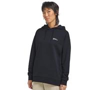 Jack Wolfskin Kapuzenpullover Essential Hoodie Damen Bio-Baumwolle Dark Navy S