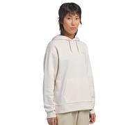 Kapuzenpullover JACK WOLFSKIN "ESSENTIAL HOODIE W", Damen, Gr. L (42/44), weiß (cotton, weiß), Obermaterial: 100% Baumwolle, Pullover Kapuzenpullover (99113910-L) cotton, weiß