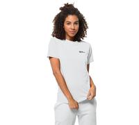 Jack Wolfskin Essential T-Shirt Women T-Shirt aus Bio-Baumwolle Damen S white White Rush