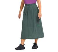 Jack Wolfskin Find THE Wild Skirt Women Langer Rock Damen M green sago palm