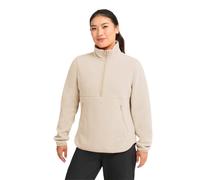 Stehkragenpullover JACK WOLFSKIN "LITE CURL HZ W", Damen, Gr. M (38/40), oyster, Obermaterial: 100% POLYESTER; Futter: 100% POLYESTER, Pullover Stehkragenpullover (54284808-M) oyster