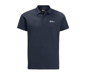Jack Wolfskin Freizeit-Polo Essential (Bio-Baumwolle) nachtblau Herren, Größe M