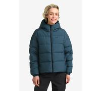 Daunenjacke JACK WOLFSKIN "Frozen Palace Jkt W Rds", Damen, Gr. XXL, aluminium bl, Obermaterial: 100% Polyester. Futter: 100% Polyester. Wattierung: 90% Entendaune, 10% Federn, normal, Jacken Daunenja
