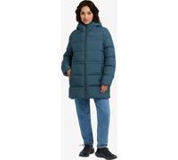 Jack Wolfskin Frozen Palace Long Jacket Women RDS Daunenmantel Damen M blue aluminium blue