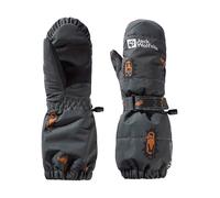 Jack Wolfskin Funktionsfäustlinge "Gleely" in Grau - Größe 116 | Kinderhandschuhe