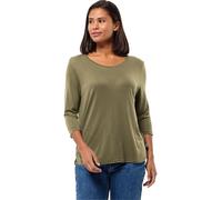 Jack Wolfskin Funktionsshirt "Mola" in Khaki - Größe S | Damen Outdoor Tops Shirts
