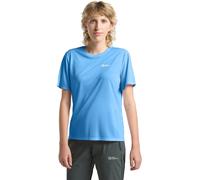 Jack Wolfskin Damen T-Shirt Vonnan S/S - Kurzarm Funktionsshirt - Mid Blue M EU