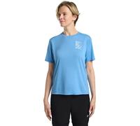Jack Wolfskin Damen Vonnan Graphic W T-Shirt, Explore Mid Blue, M EU