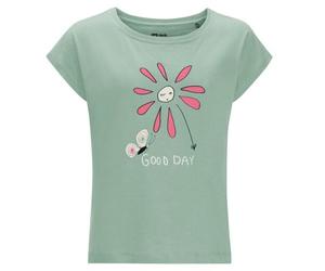 Jack Wolfskin Good Day T Girls granite green - Größe 164 Kinder