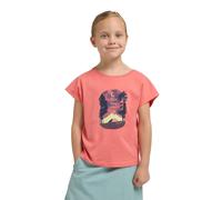 Jack Wolfskin Graphic Girls T-Shirt T-Shirt aus Bio-Baumwolle Kinder 128 PRINT sunset coral