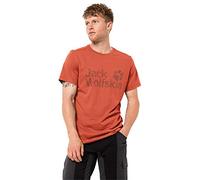 Jack Wolfskin Herren Brand Logo T-Shirt, Saffron orange, XXXL, 1807261