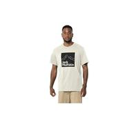Jack Wolfskin Herren Brand Printed Neck Bio-Baumwolle Baumwolle T-Shirt