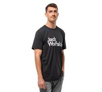 Jack Wolfskin Brand T-Shirt schwarz - M