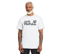 Jack Wolfskin Brand Kurzarm-t-shirt L Brand T Stark White