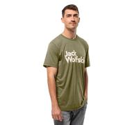 Jack Wolfskin Brand T-Shirt Men Funktionsshirt Herren S braun bay leaf