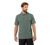 Jack Wolfskin Herren DELGAMI Polo M T-Shirt, Hedge Green, L