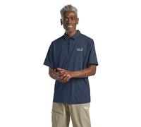 Jack Wolfskin Herren DELGAMI Polo M T-Shirt, Midnight Sky, XXL