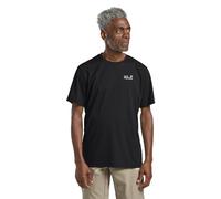 T-Shirt JACK WOLFSKIN "DELGAMI S/S M", Herren, Gr. L (52), schwarz, Obermaterial: 100% POLYESTER, Shirts T-Shirt (34724924-L) schwarz