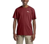 Jack Wolfskin Herren DELGAMI S/S M T-Shirt, deep Ruby, M
