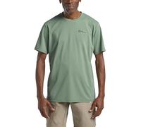 T-Shirt JACK WOLFSKIN "DELGAMI S/S M", Herren, Gr. M (50), grün (eucalyptus), Oberstoff 100% POLYESTER, Shirts (66743339-M) eucalyptus