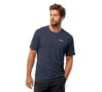 Jack Wolfskin Funktionsshirt Delgami S/S Kurzarm 100% Polyester Herren XL Night Blue
