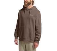 Jack Wolfskin Herren Kapuzenpullover Essential, Bio-Baumwolle, Cold Coffee, S