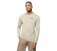 Jack Wolfskin Herren Essential Longsleeve M Wander-Shirt, Panna Cotta, M EU