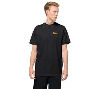 Jack Wolfskin Essential T-Shirt Men Herren T-shirt aus Bio-Baumwolle XL schwarz black