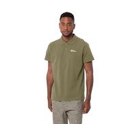 Jack Wolfskin Essential Herren Poloshirt, grün M