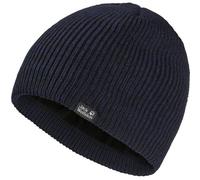 Jack Wolfskin Beanie-Mütze Feldberg – Unisex, Schwarz, Größe M