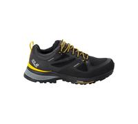 Wanderschuh JACK WOLFSKIN "FORCE STRIKER TEXAPORE LOW M" Gr. UK 7 - EU 40,5, Normalschaft, grau (dunkelgrau) Schuhe Herren (45569045-7)