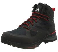 Jack Wolfskin Herren Force Striker Texapore Mid Walking-Schuh, Phantom/Red, 41 EU