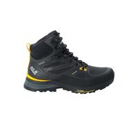 Jack Wolfskin Herren Force Trekker Texapore Mid M, Black / Burly Yellow Xt, 46 EU