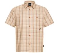 Outdoorhemd JACK WOLFSKIN "HOT TRAIL SHIRT M", Herren, Gr. L (52), Normalgrößen, check, autumnleaves, Obermaterial: 100% BAUMWOLLE, Hemden (17334324-L) check, autumnleaves