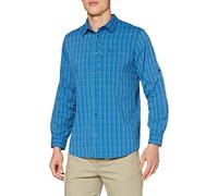 Jack Wolfskin Herren Hemd Rays Flex Hemd, Dark Cobalt Checks, M, 1401932