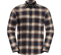 Jack Wolfskin Herrenhemd Wanderweg Shirt (1403801) Flanell Dark Navy L