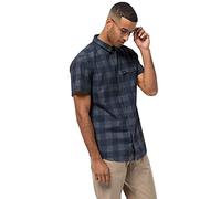 Jack Wolfskin Herren Highlands Shirt Hemd, Night Blue Checks, M EU