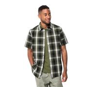 Jack Wolfskin Herren Hot Chili M Shirt Shortsleeve, Greenwood Checks, XXL EU