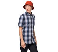Jack Wolfskin Herren Hot Chili Shirt Hemd, Night Blue Checks, L EU