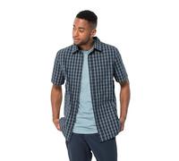 Jack Wolfskin Hot Springs Kurzarmhemd M Night Blue Checks