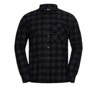 Jack Wolfskin Herren Lite Flannel Shirt Hemd, Check Black, M EU