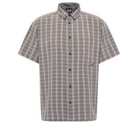 Funktionshemd JACK WOLFSKIN "MESETA SHIRT M", Herren, Gr. XL (54/56), N-Gr, phantom chec, Single Jersey, Obermaterial: 100% Polyester, Hemden (10959403-XL) phantom chec