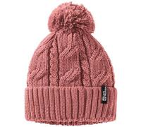 Bommelmütze JACK WOLFSKIN "POMPOM BEANIE" Gr. ONE SIZE, mineral, red Damen Mützen (73271203-0) mineral, red