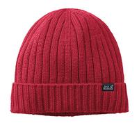 Jack Wolfskin Herren Mütze Stormlock Rip Knit Mütze, red Lacquer, ONE Size, 1907121