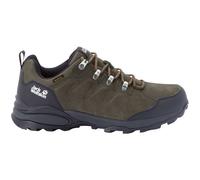 Jack Wolfskin Herren-Walking-Schuhe Refugio Texapore Low M Khaki/Phantom 47 EU